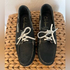 Women’s Navy Boat Shoes